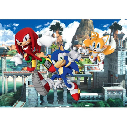 Sonic the Hedgehog Jigsaw Puzzle 3x48 Pieces