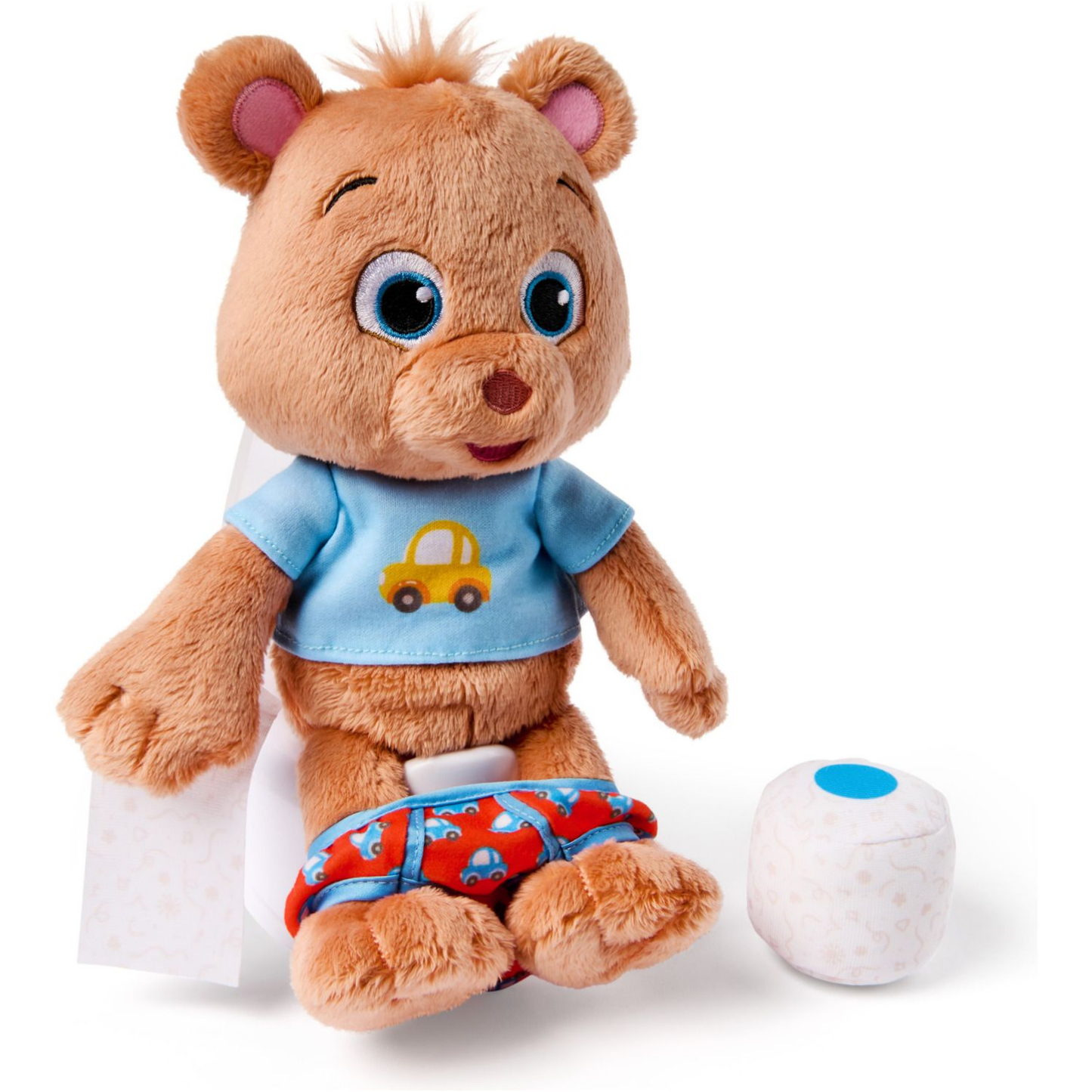Ms. Rachel Official Potty Time with Bean, 11” Plush Teddy Bear with Play Toilet & Accessories