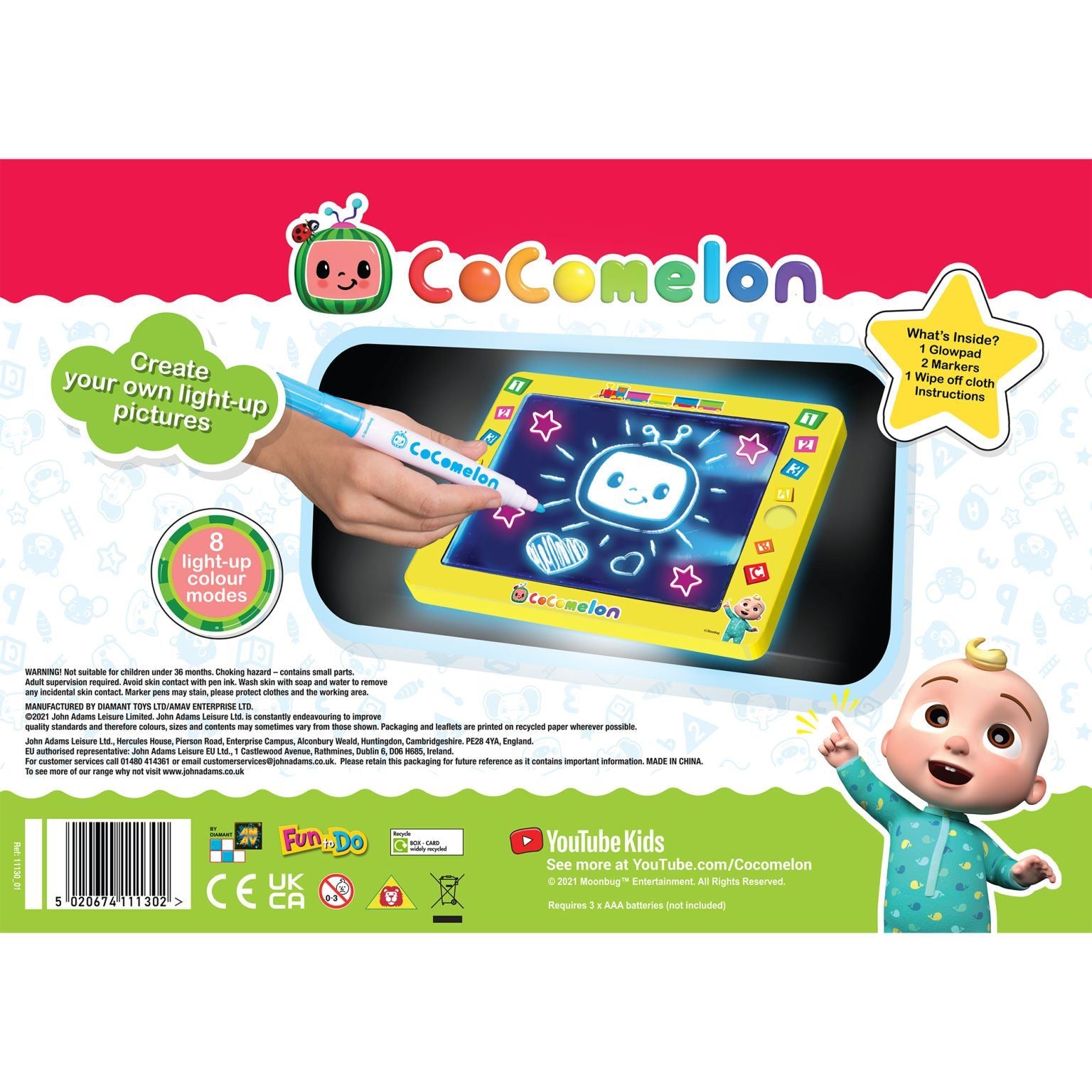 Cocomelon Glowpad