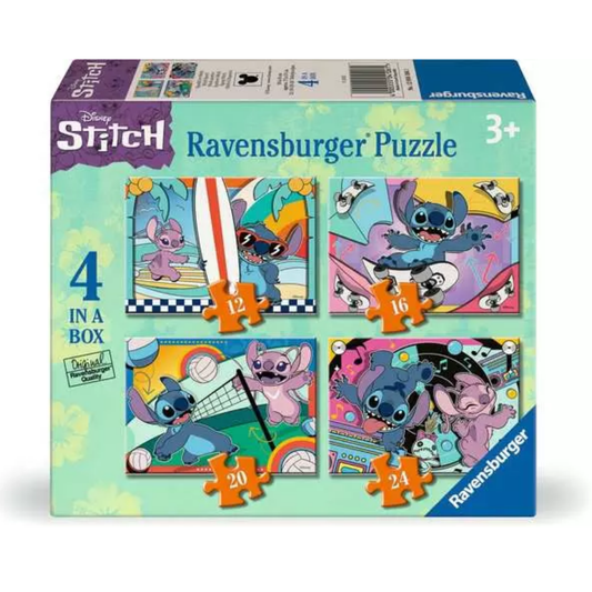 Ravensburger Disney Stitch - 4 in 1  Jigsaw Puzzle