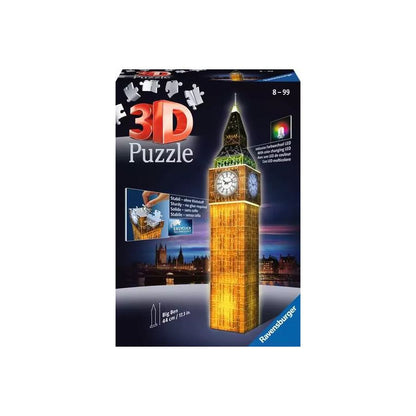 Big Ben Light Up 3D Puzzle 216pc