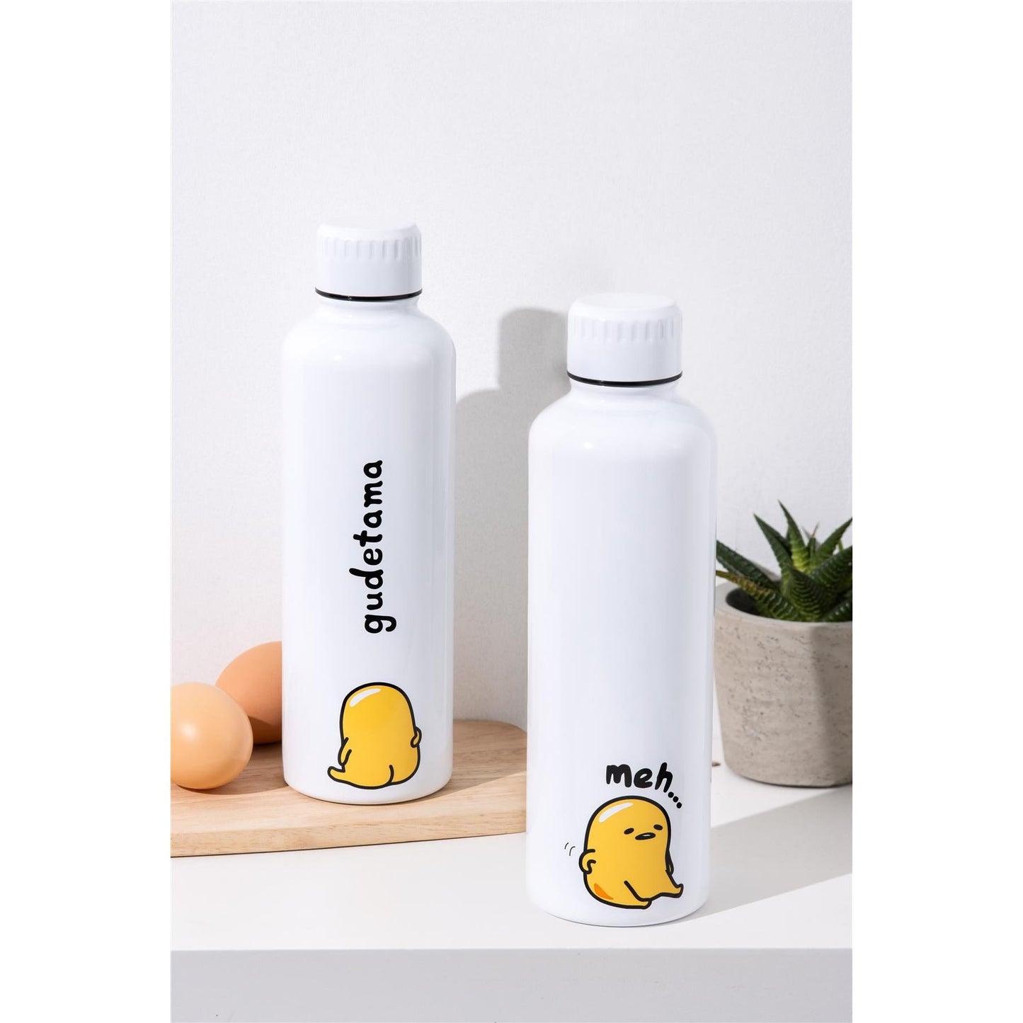 Gudetama Sanrio Metal Water Bottle