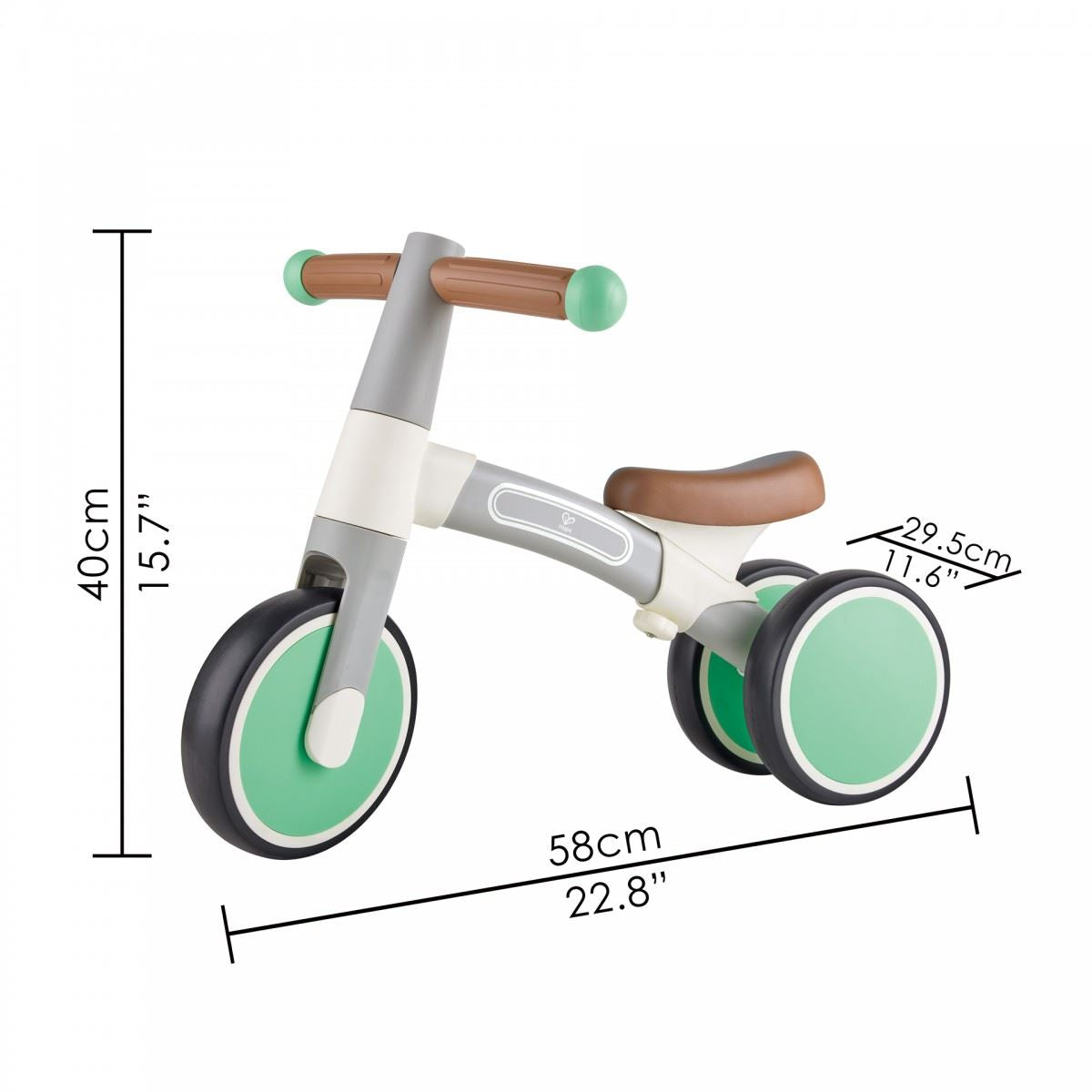 Hape First Ride Balance Bike Green