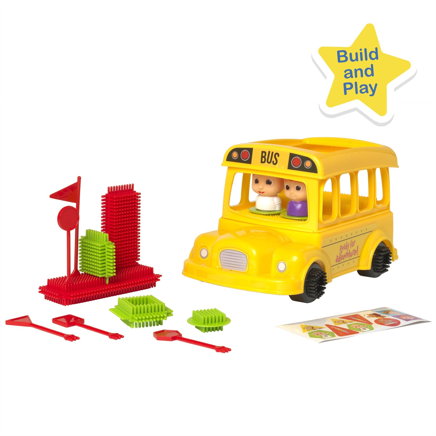 Cocomelon Fun Bricks Schoolbus