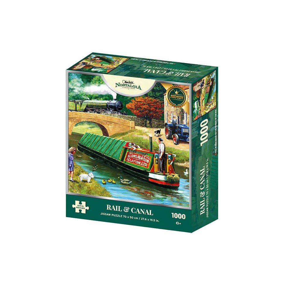 Rail and Canal Puzzle