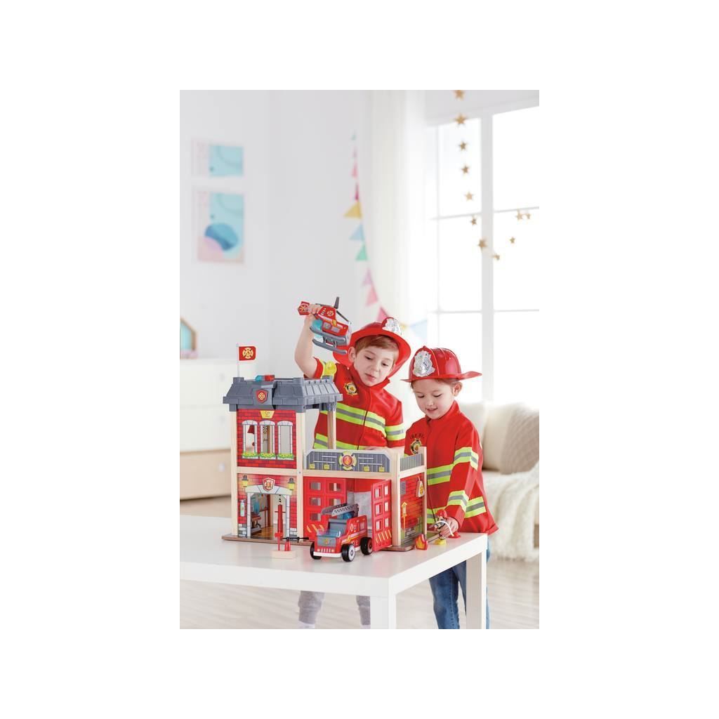 Hape Fire Station Wooden Playset