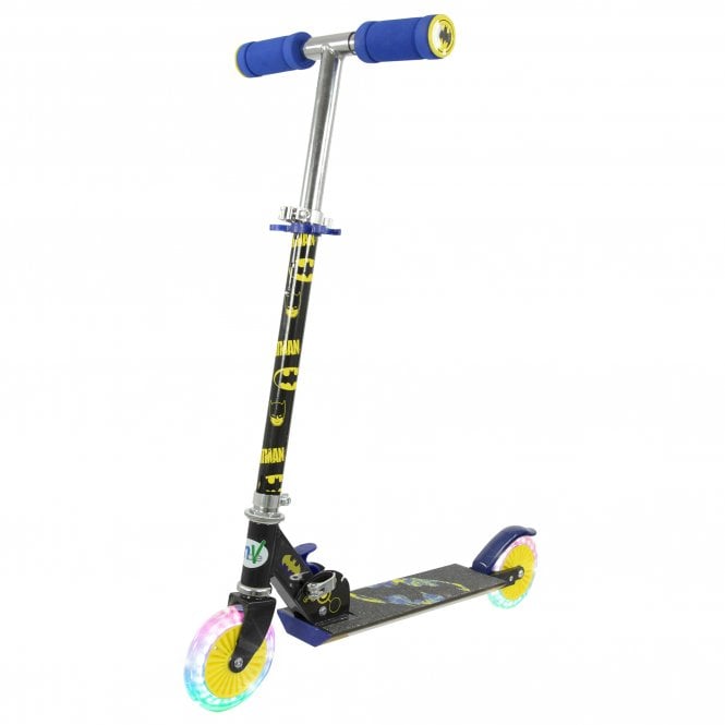 BATMAN Folding Inline Scooter with Light Up Wheels