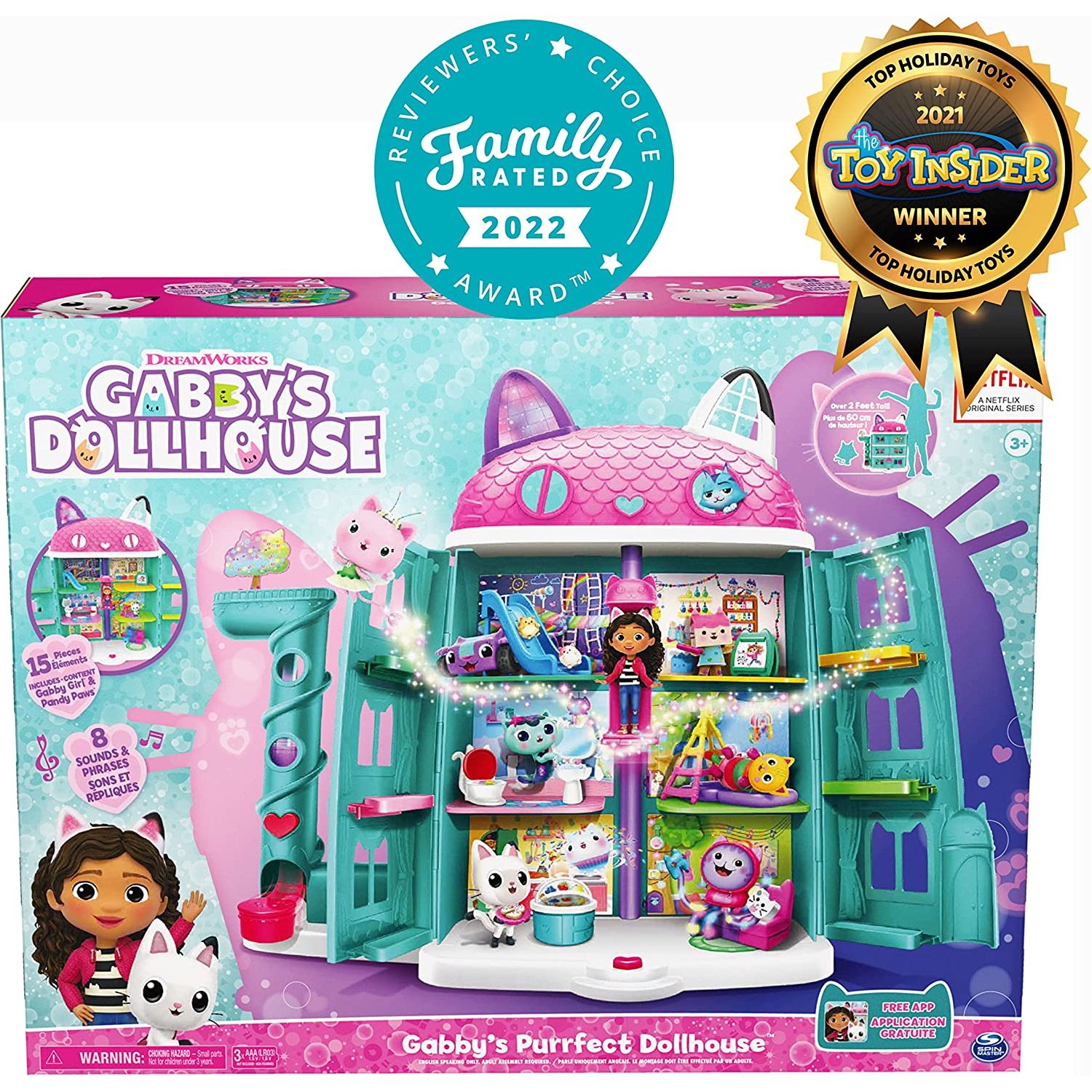 Gabby’s Purrfect Dollhouse, Gabby, Pandy Paws, MerCat, Cakey Cat, Kitty Fairy, CatRat and Baby Box Cat, Gabby's Dollhouse, Dollhouse Delivery