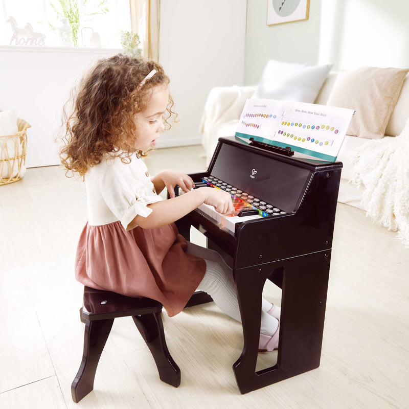 Hape Learn With Lights Piano With Stool