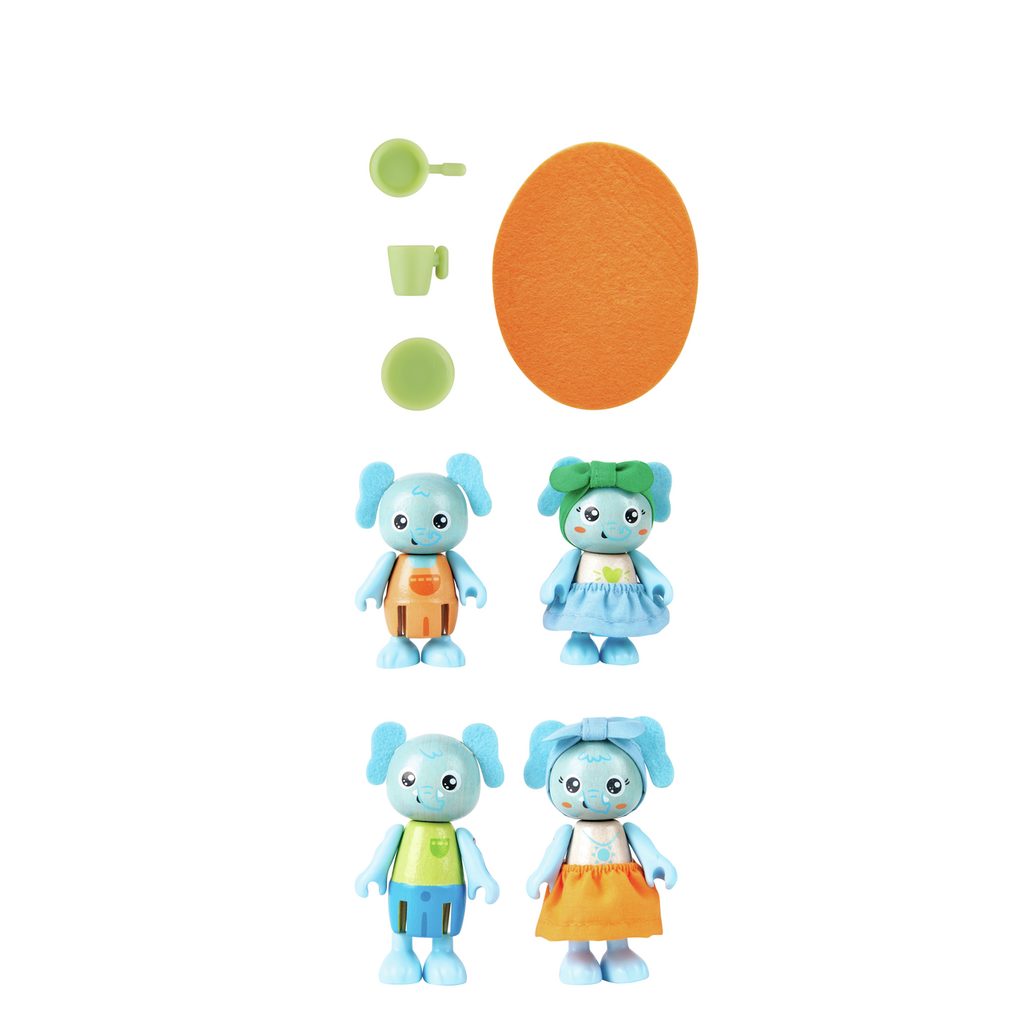 Hape Green Planet Explorers Elephant Family