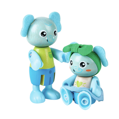 Hape Green Planet Explorers Elephant Family