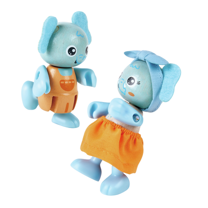 Hape Green Planet Explorers Elephant Family