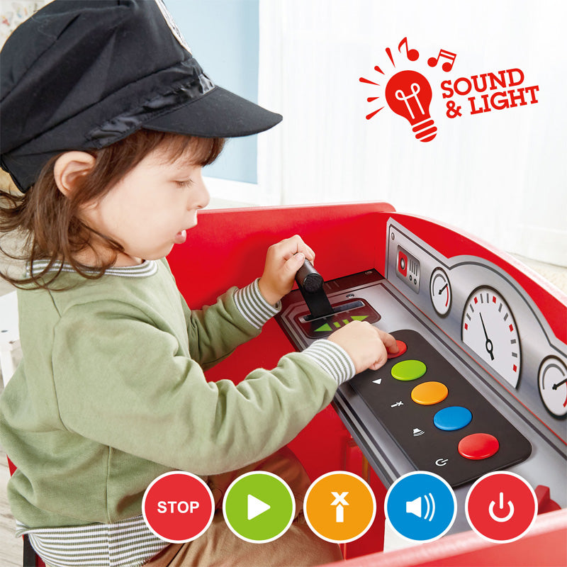 Hape Ride-on Engine Table With Railway Set