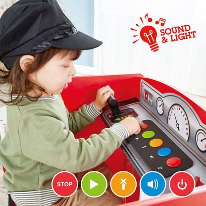 Hape Ride-on Engine Table With Railway Set