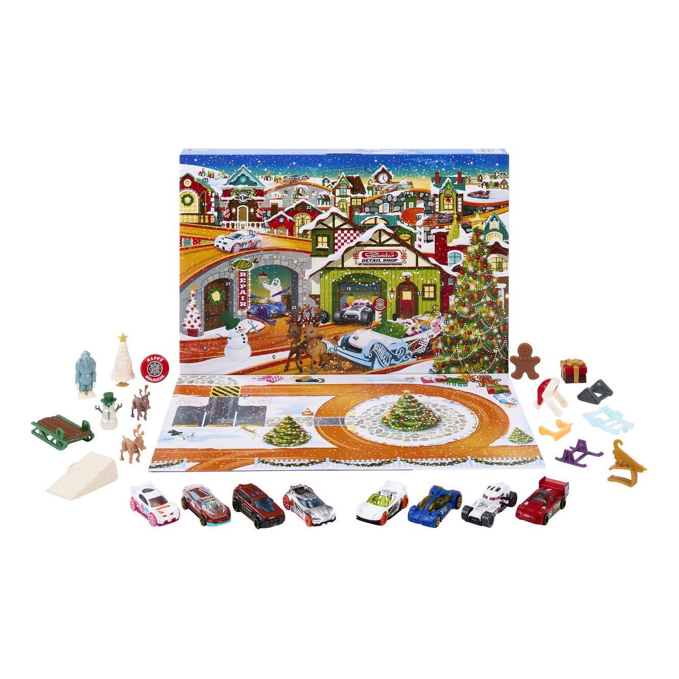 Hot Wheels Advent Calendar Holiday Spirit