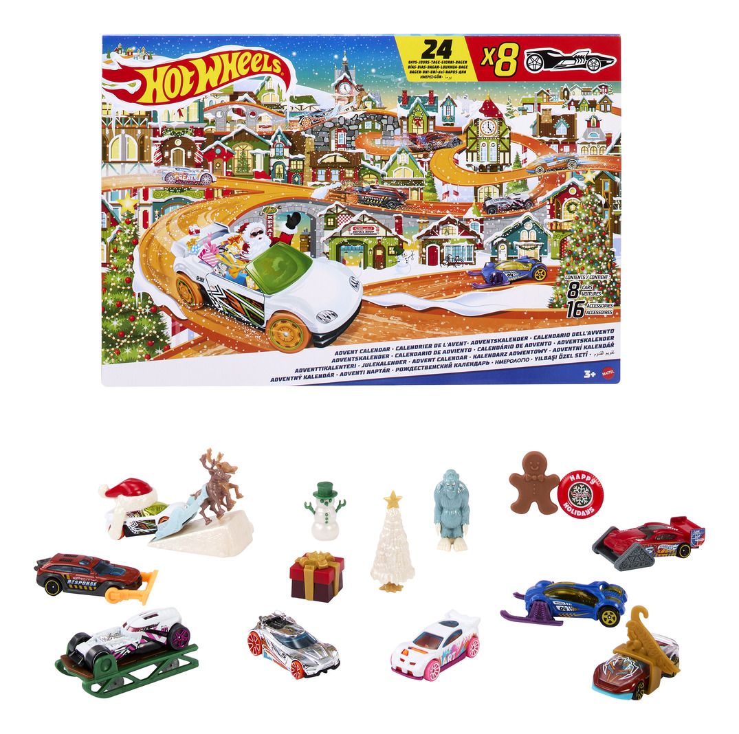 Hot Wheels Advent Calendar Holiday Spirit