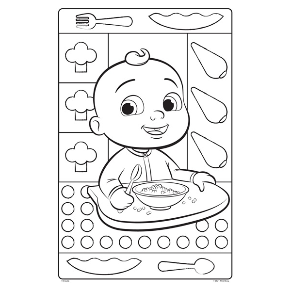 Cocomelon Giant Colouring Pages