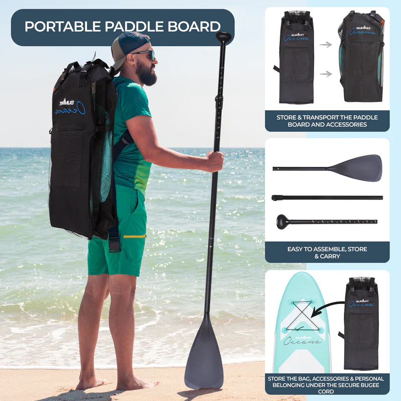 Summit Oceana 10ft Paddleboard SUP Blue Kit