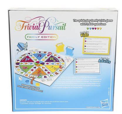 Hasbro Gaming Trivial Pursuit Family Edition Game