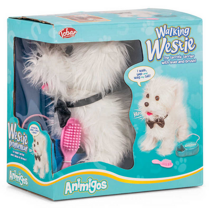 Kids Tobar Walking Westie Pretend Puppy Dog Toy Gift