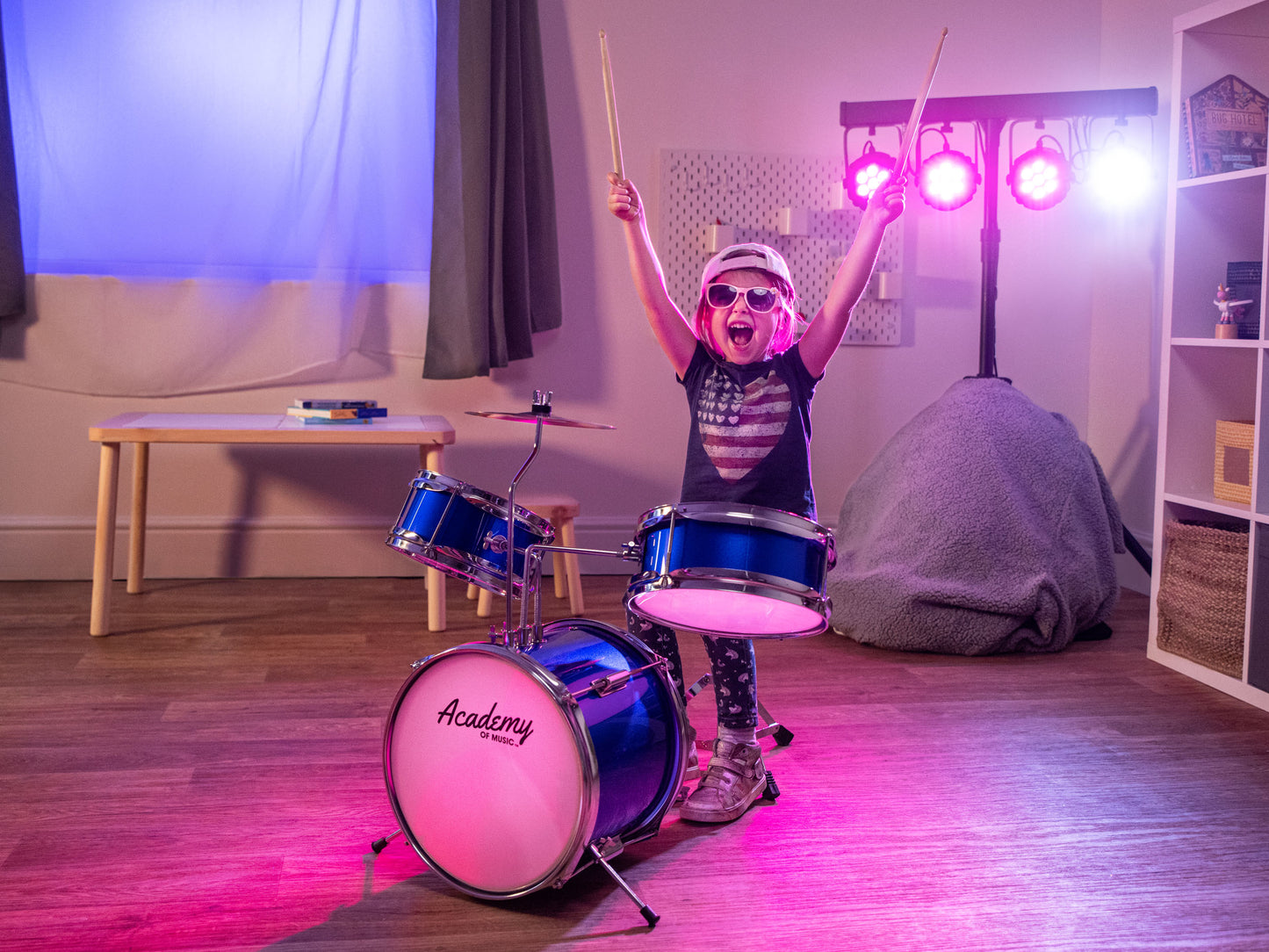 Academy of Music 3 Piece Drum Kit For Children