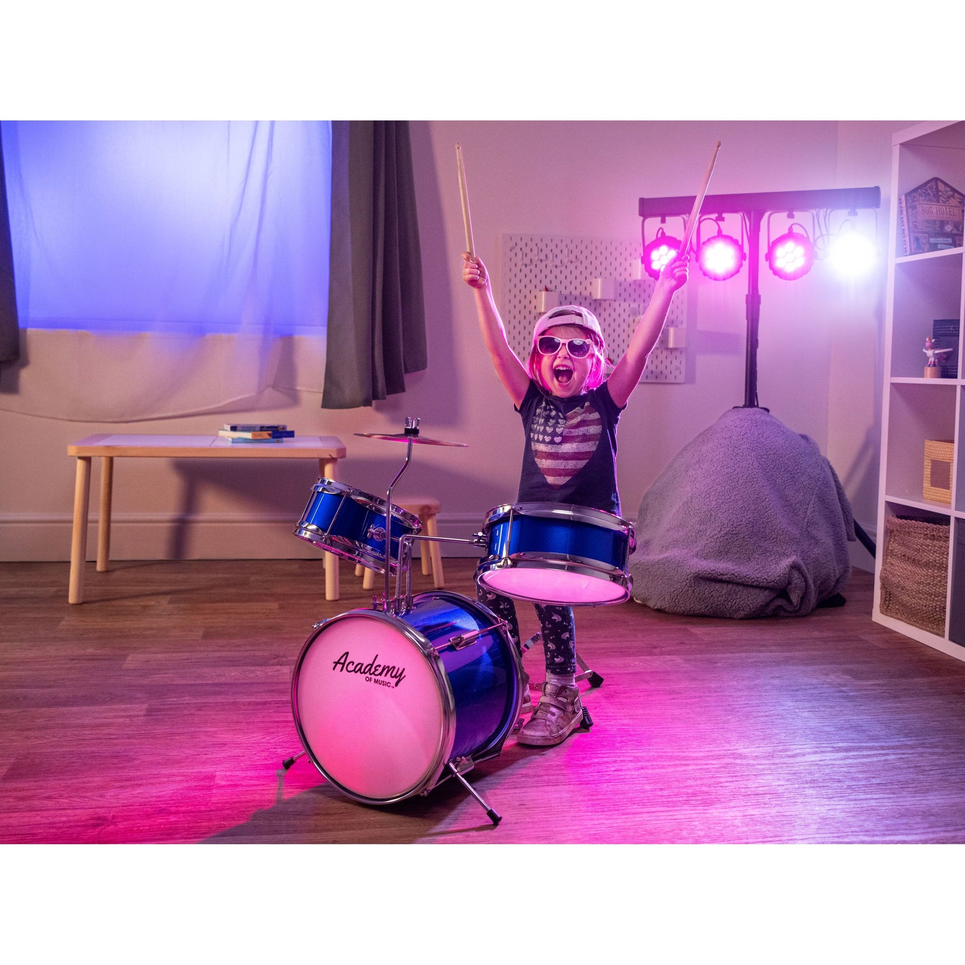 Academy of Music 3 Piece Drum Kit For Children