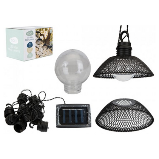 Summit Ocio Solar Mesh String Lights