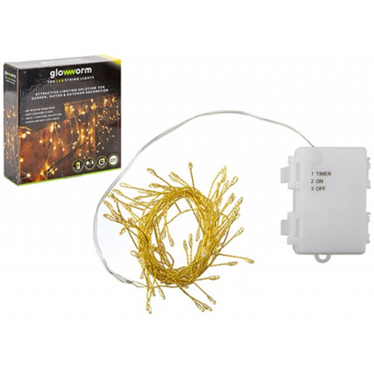 GLOWWORM LED BRANCH IN/OUTDOOR STRING LIGHTS - WARM WHITE