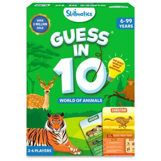 Skillmatics Guess in 10: World of Animals