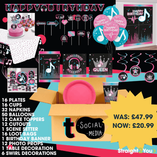 Internet Famous Complete Birthday Party Party in a Box