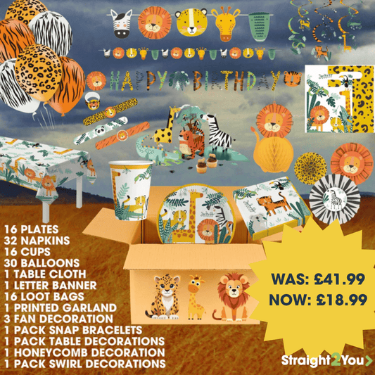 Get Wild! Jungle Animal Party in a Box