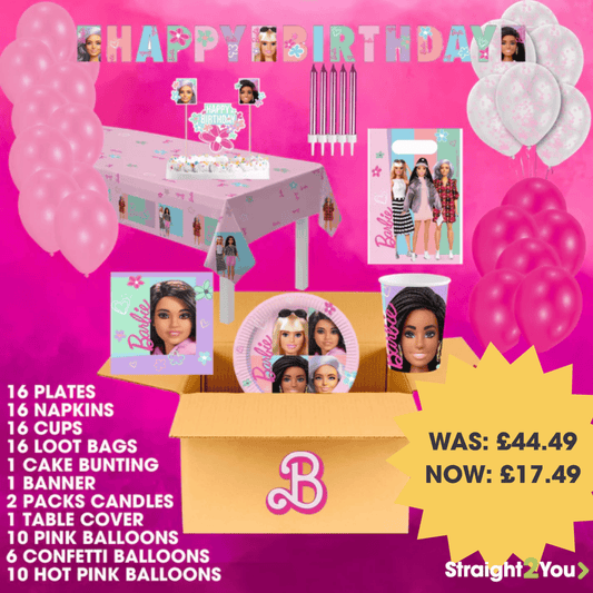 Barbie's Sweet Life Complete Birthday Party in a Box