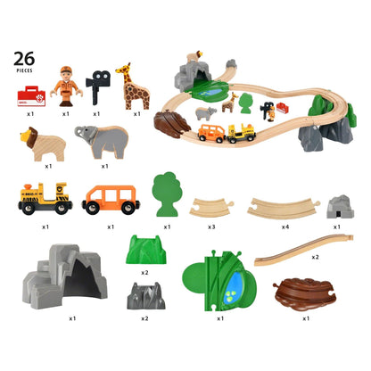 Brio Safari Adventure Train Set