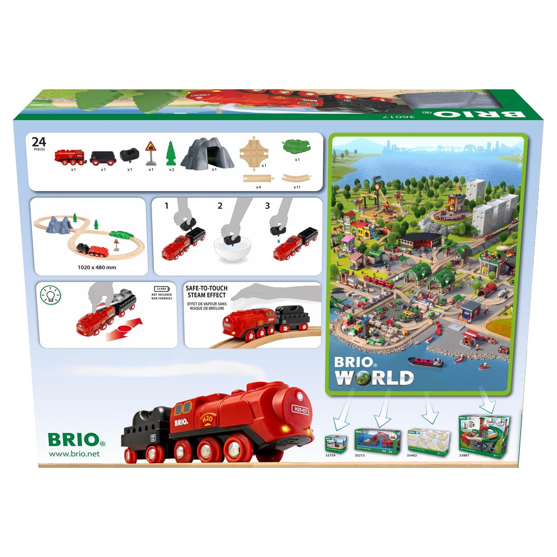 Brio Wooden Steaming Train Set