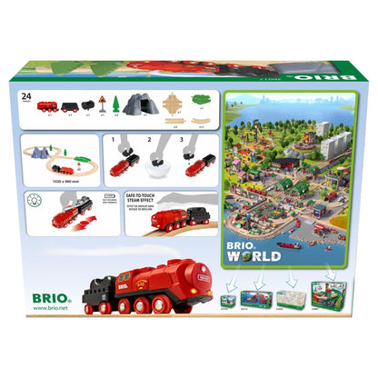 Brio Wooden Steaming Train Set