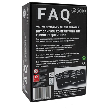 F.A.Q. Question Card Game