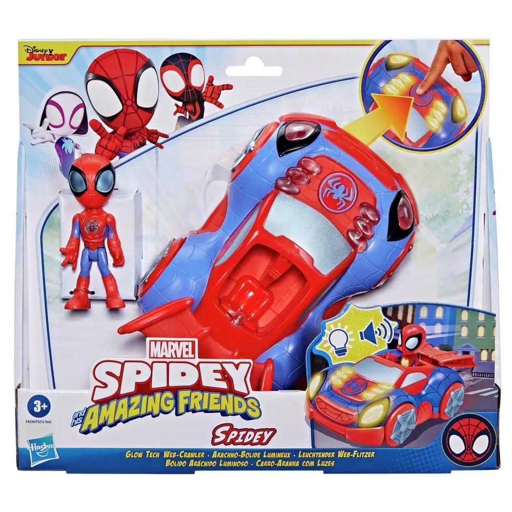 Spidey and his Amazing Friends Glow Tech Vehicle Assorted