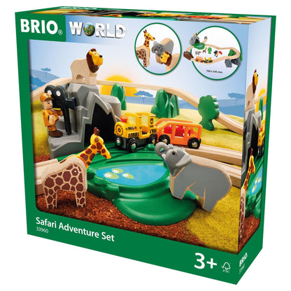 Brio Safari Adventure Train Set