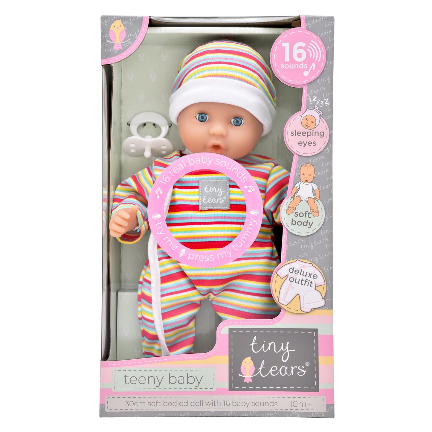 Tiny Tears 12'' Teeny Tiny Tears Baby with 16 Sounds