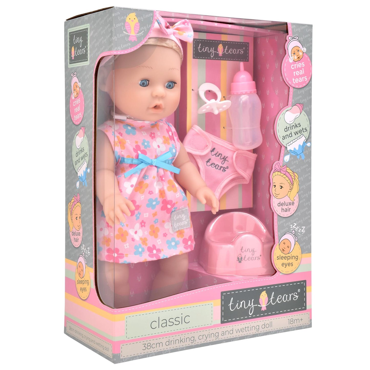 Tiny Tears 15'' Classic Tiny Tears Crying and Wetting