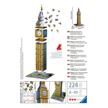 Big Ben 3D Puzzle, 216pc