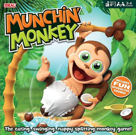 Charlie The Munchin Monkey Action Game Kids by Ideal