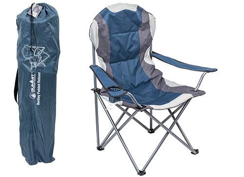 Summit Berkley Padded Relaxer High Back Camping Chair Indigo Blue