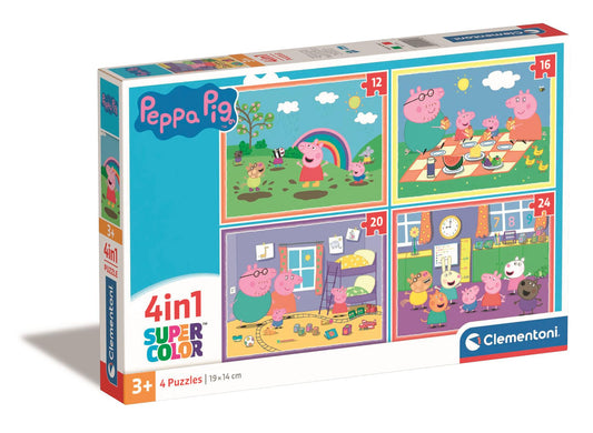 Peppa Pig 4 in 1 Puzzle