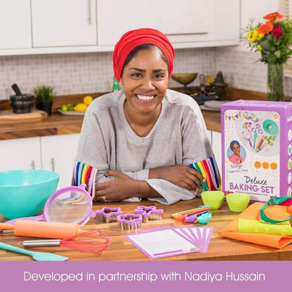 Nadiya's Deluxe Children's Cooking Baking Set Accessories