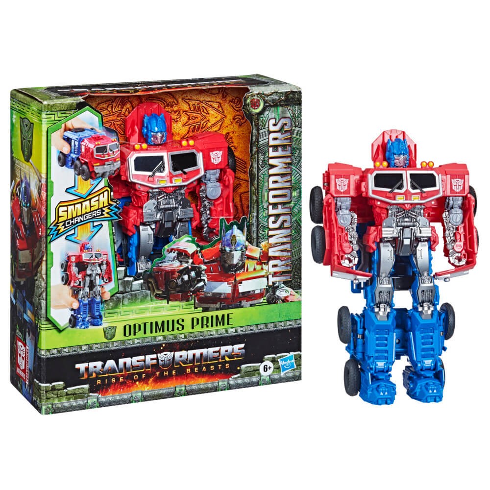 Transformers Rise of the Beasts Smash Changer Optimus Prime