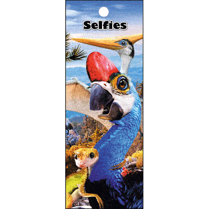 Lenticular Super 3D Selfies Oviraptor Bookmark Kids Adults Novelty Gift