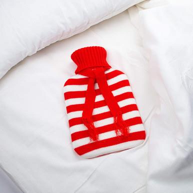 Striped Hot Water Bottle