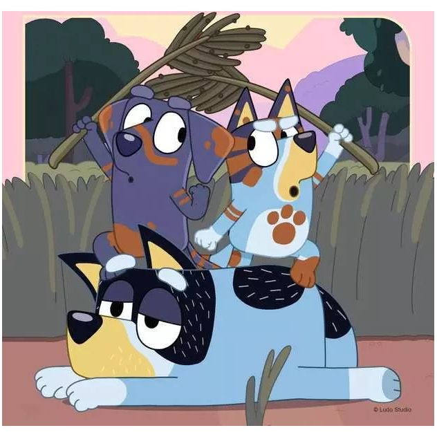 Bluey Jigsaw Puzzle 3x 49pc