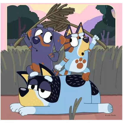Bluey Jigsaw Puzzle 3x 49pc